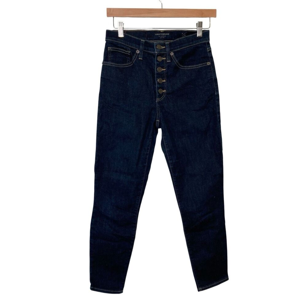 Lucky Brand Jeans Women Size 6 28 Skinny Ankle Bridgette Button Fly Capsule